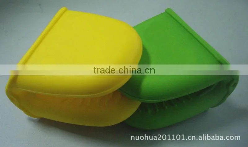 Household Silicone Kitchen Gloves Silicone Rubber Oven Mitts Kitchen Glove