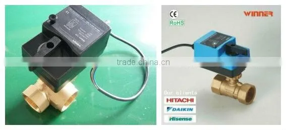 fast running operating motorized ball valve with big flow