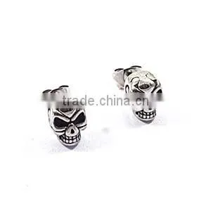 Fashion earring designs new model earrings skull punk earrings