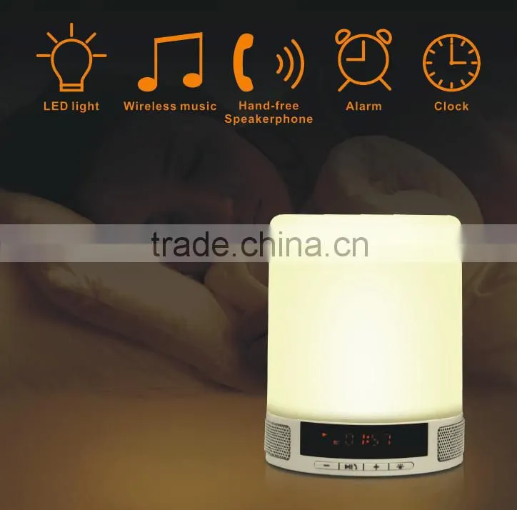 2015 home theater music system with LED light mini bluetooth wireless speaker