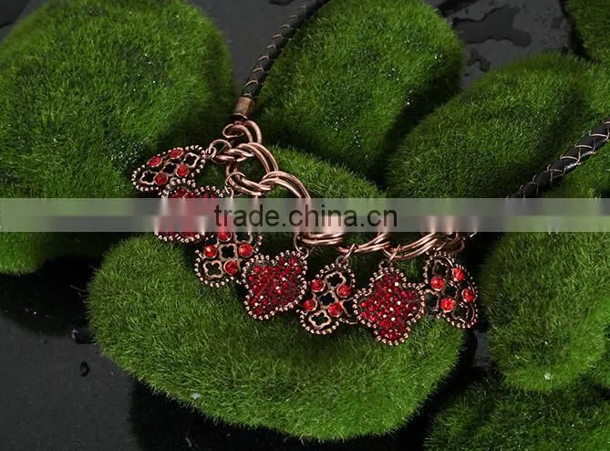 The European and American fashion metal joker diamond necklace old fashion jewelry