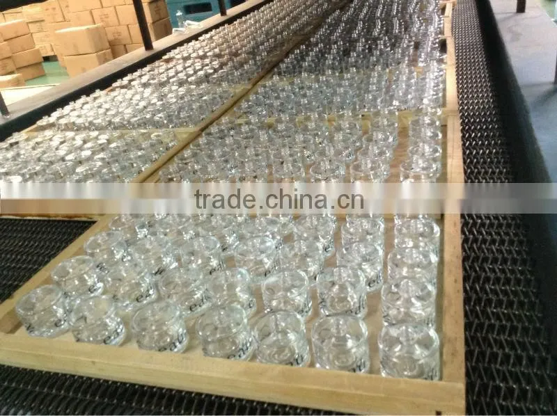 300ml clear pint glass beer mug with handle