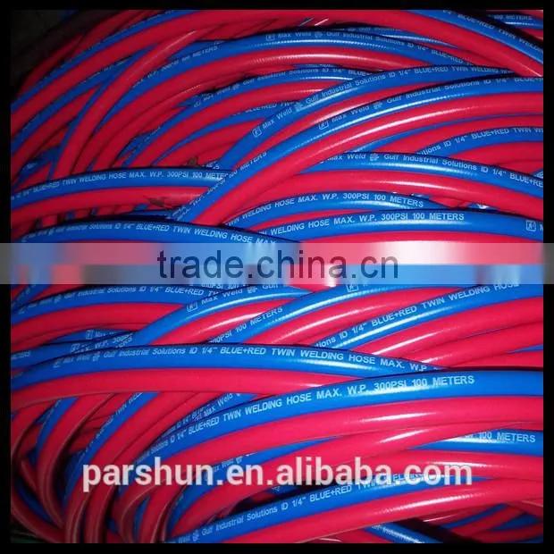 Chinese Manufacturer 1/4 Inch The Oxygen And Acetylene Double Hose
