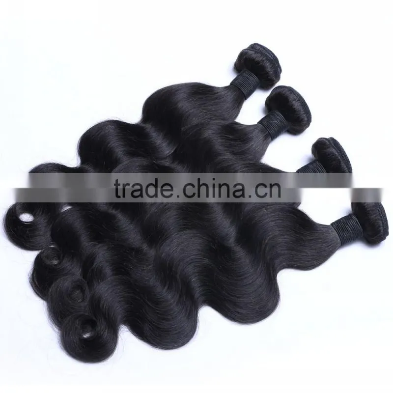 In stock fast shipping grade 7a brazilian human hair weave 18 20 22 inch long