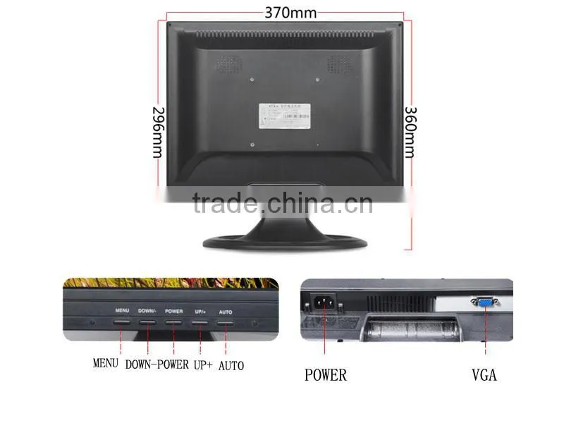 Detaik 15 inch TFT LCD Industrial Monitor DTK-1508