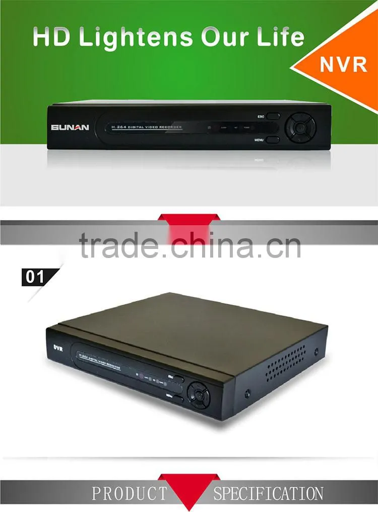 Free Customized Your Logo China factory h.264 network video recorder