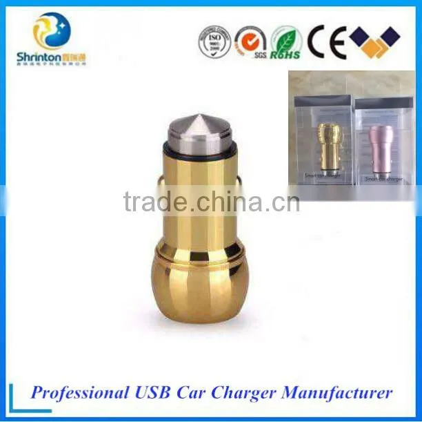 High Quality REMAX Durable 5V 2.1A Car charger usb car charger 2 Port for iPhone and Macbook
