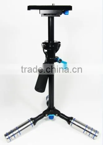 Handheld Mini Cam Stabilizer steadicam for DV / DSLR / Digital Camera - Black + Silver quick release camera plate