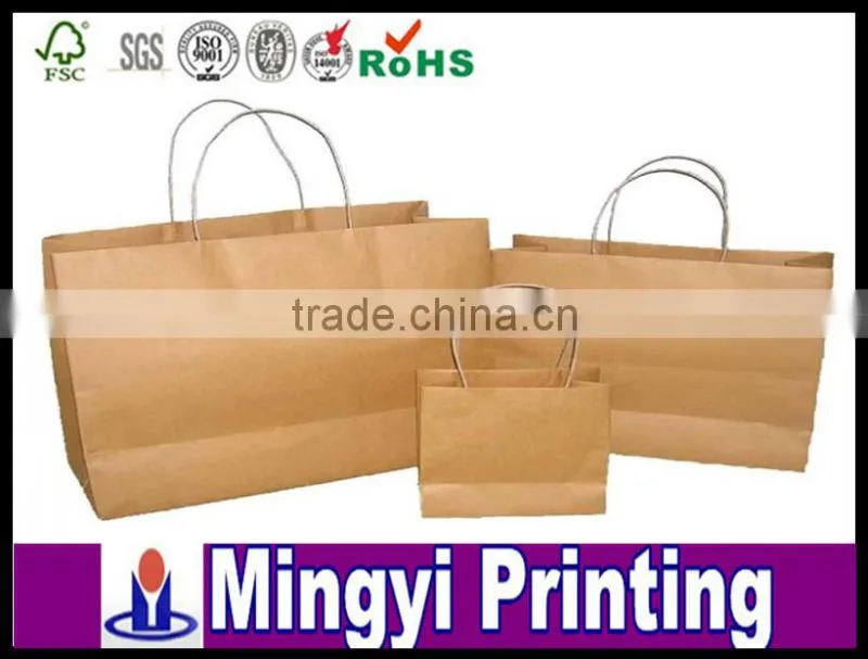 Factory direct customer design shopping paper bag with handle