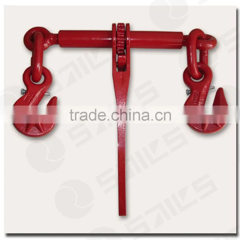 Red Painted European Type Ratchet Load Binder