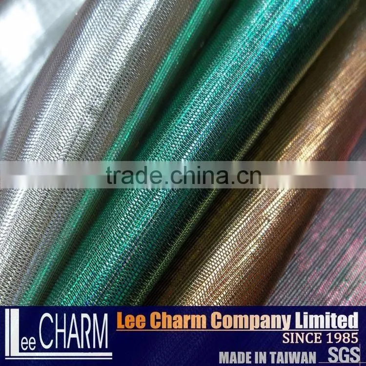40% Nylon 60% Metallic Fabric Design Dress Materials
