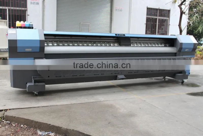 3.2m larger format UV roll to roll printe with DX-5 head, uv roller printing machine