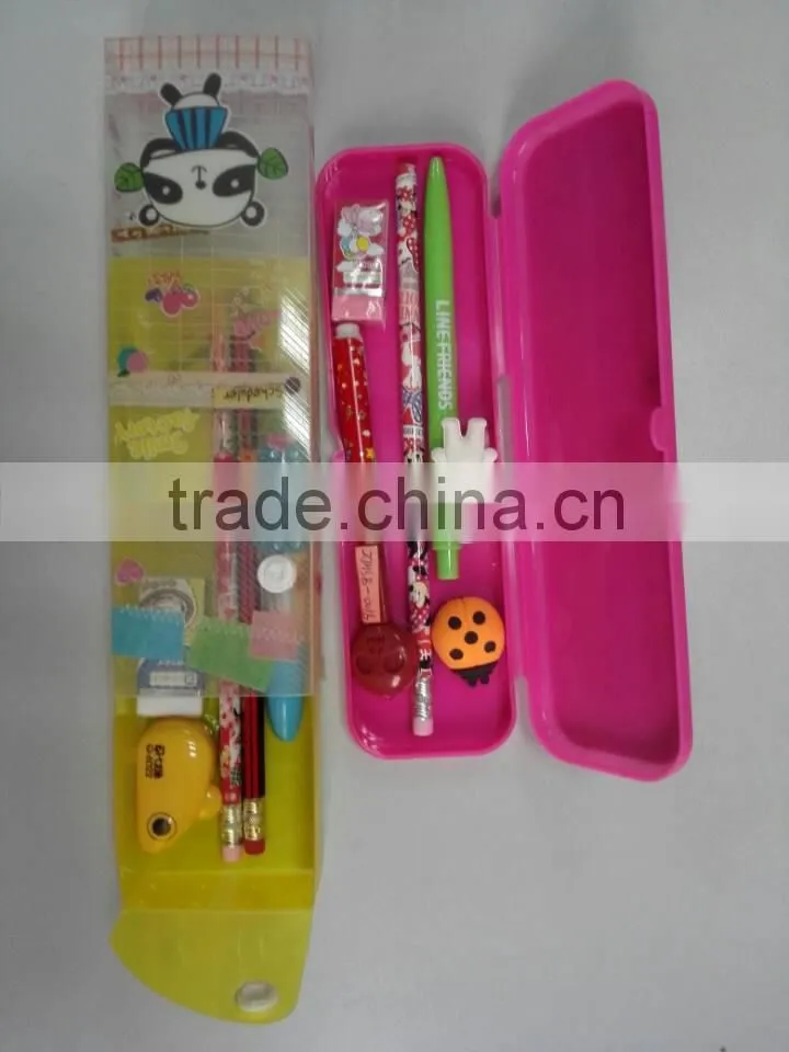 Cute pink pencil case for girl
