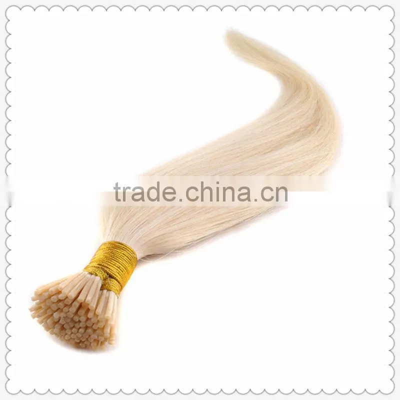 Top selling Virgin Remy Human hair prebonded I tip