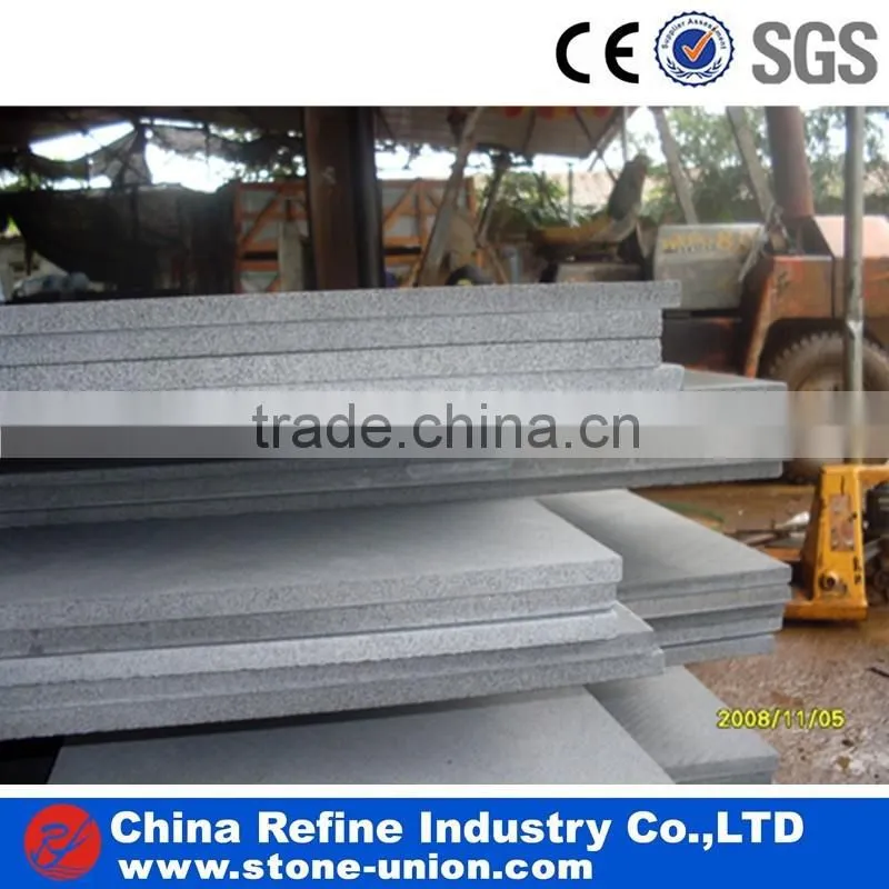Honed hainan grey basalt outdoor flooring tiles