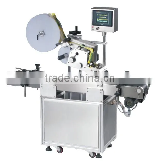 spx-semi-automatic flat bottle sticking machine