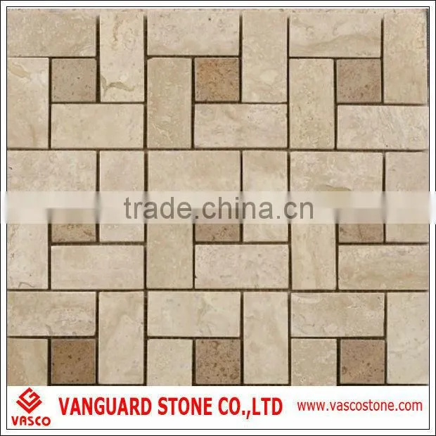 Travertine mosaics , natural mosaics