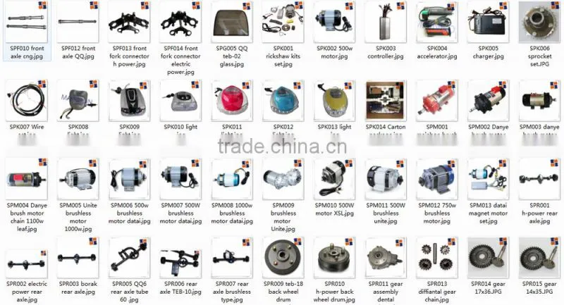 Electric powered rickshaw tricycle spare parts bearing 32005