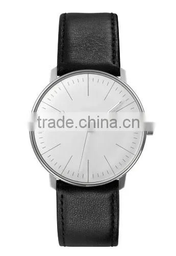 Alibaba 2016 top selling leather western wrist watcheswholesale men waterproof watch