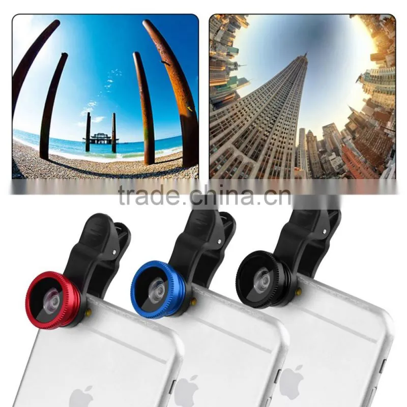 180 Degree Fisheye Macro 2 in 1 Lens Magnetic Mount for Mobile Phones Promotion