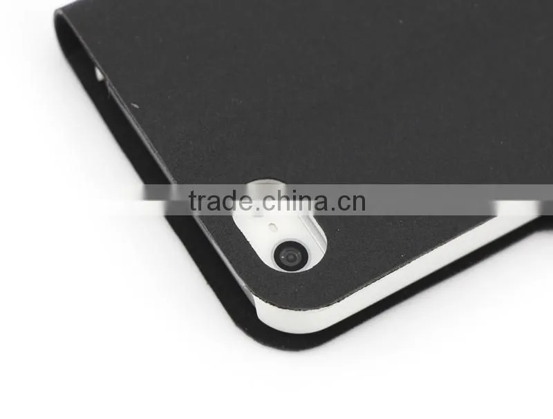 Ultra slim Leather Flip Case for iphone 5g,high quality flip leather case, cell phone case
