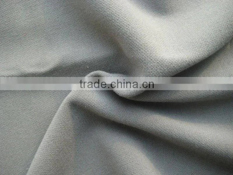 poly viscose stretch fabric/two layers