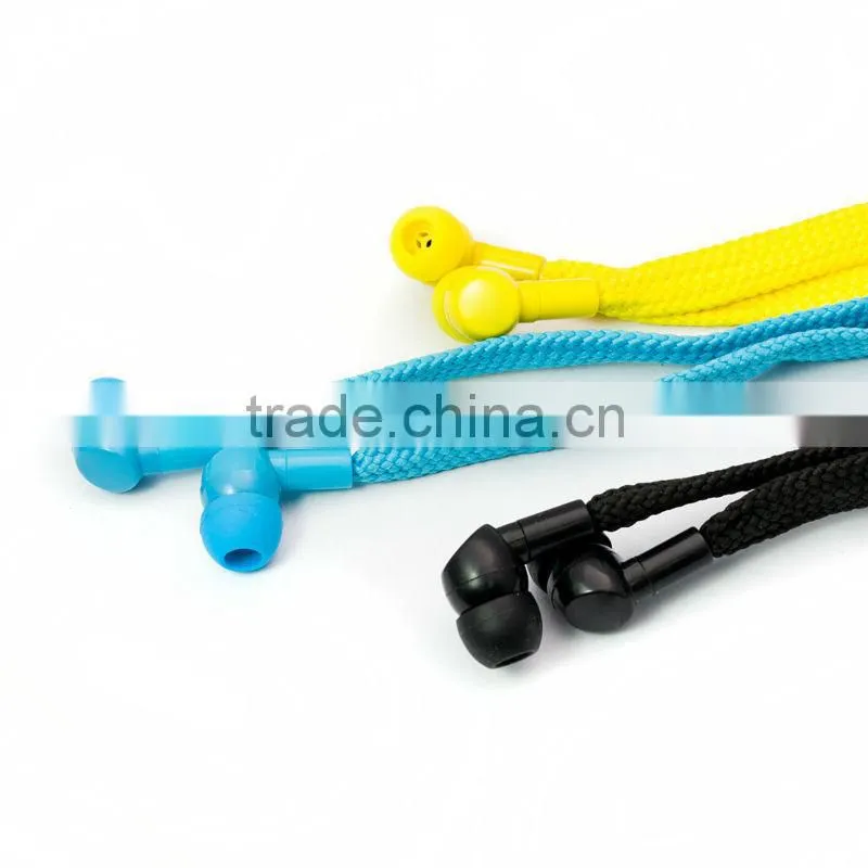 2013 best selling&Fashionable waterproof shoelace earphones