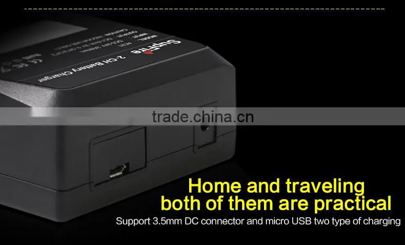 18650 /26650/16340 battery dual slots chareger with HD LCD display