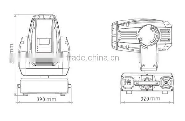 90W LED moving head light
