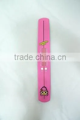 Top Quality Baby Rinne Women Waterproof Foldable Pink Rubber Wrist LED Watch With Best Quality
