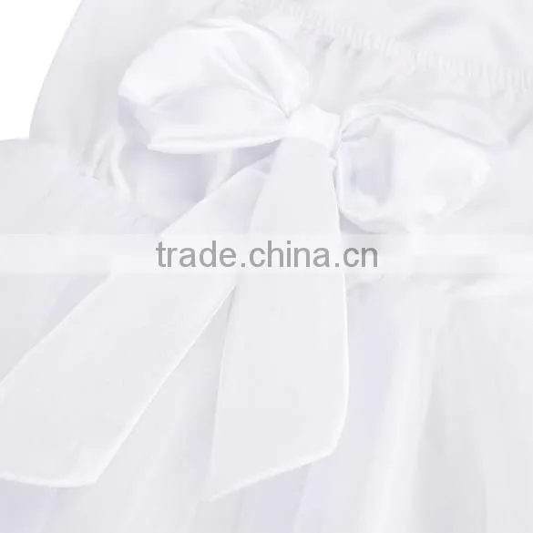 Fashion Children Girls Mesh Halter High Waist Asymmetrical Hem Ball Gown Tutu Party Dress/Flower girl dress