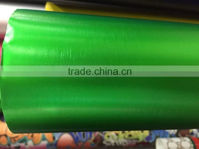 High Quality chrome matte brushed vinyl 1.52*20m