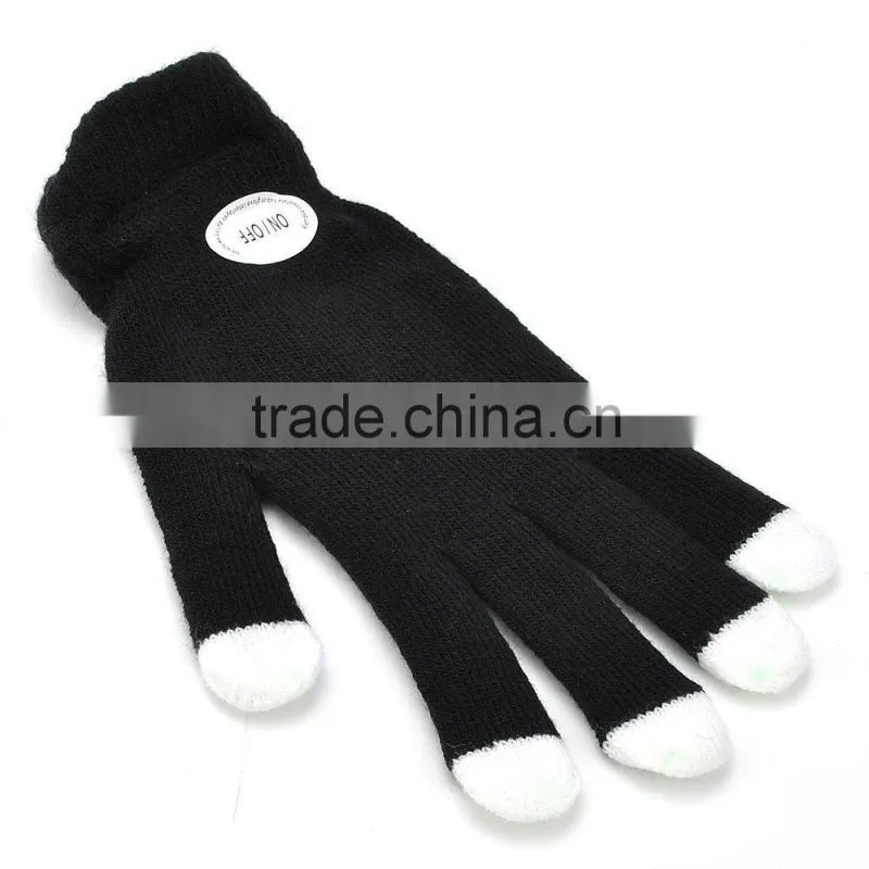 Raver Blacked Out led gloves LED 7 Colors Light Show