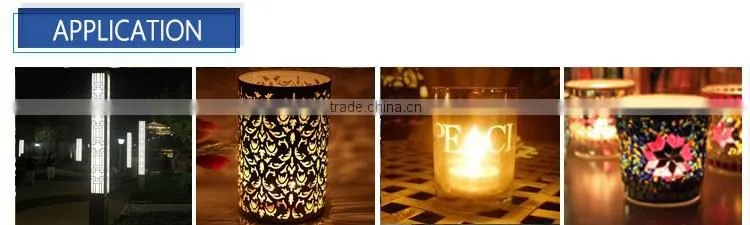 toughened tempered borosilicate 3.3 cut glass lamp cover