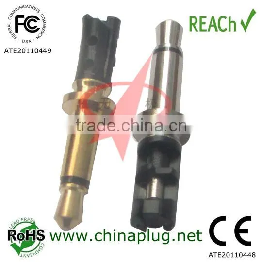 26L gold-plated and nickel-plated 3.5 phone jack certified by UL ROHS certification