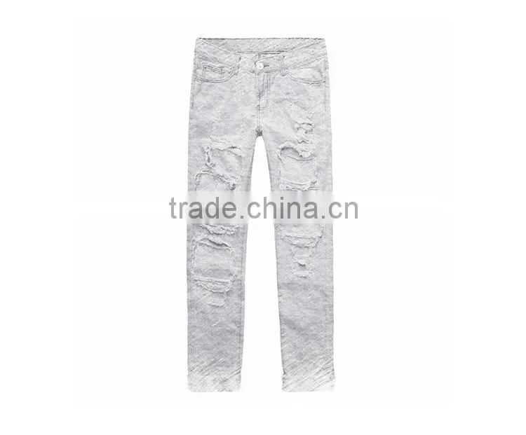 Best selling Hollow Out Hole brands Jean Pants For Women Boy Friend European Pattern Loose Clothing womens jeans wholesale china