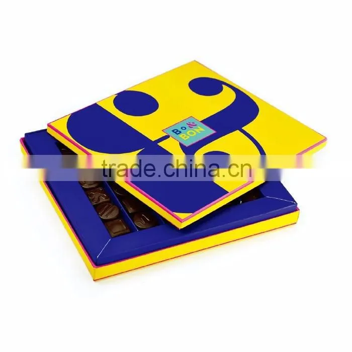 2016 new design handmade paper chocolate box