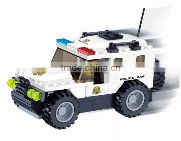 Super police patrols block set