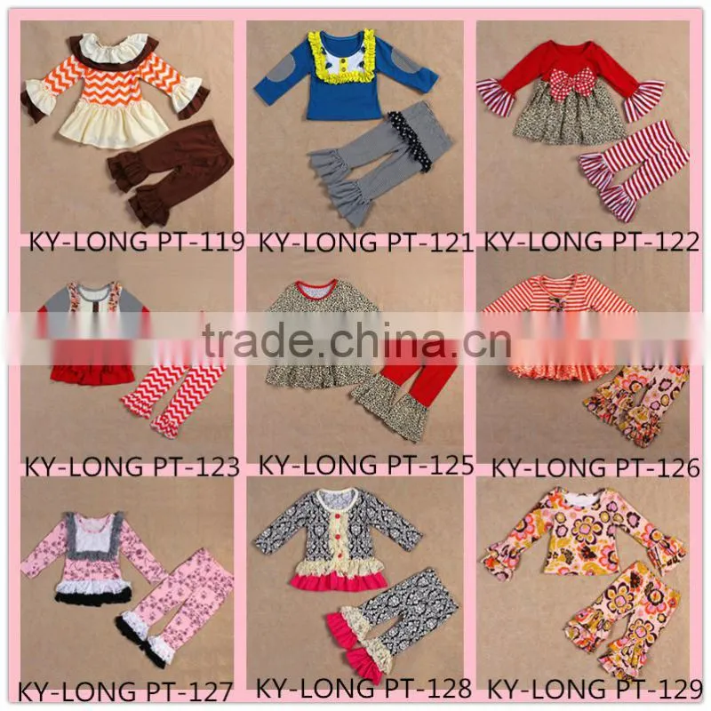 Wholesale lovely girls clothes boutique clothing high quality kids clothes