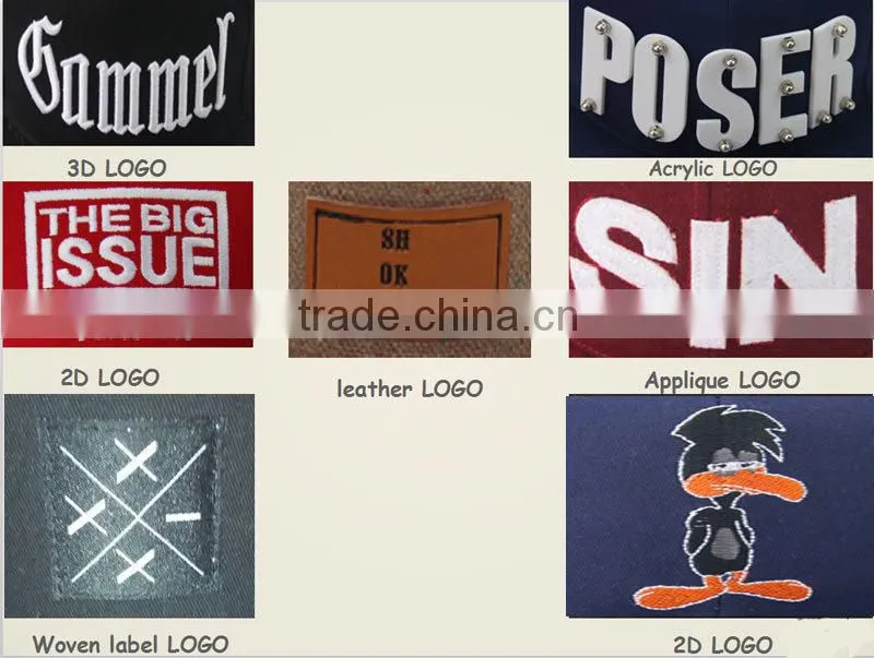 High Quality Custom Flat Brim Snapback Hats And Cap Men