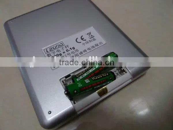 New design I2000 style digital pocket scales 3000g/0.1g in top quality
