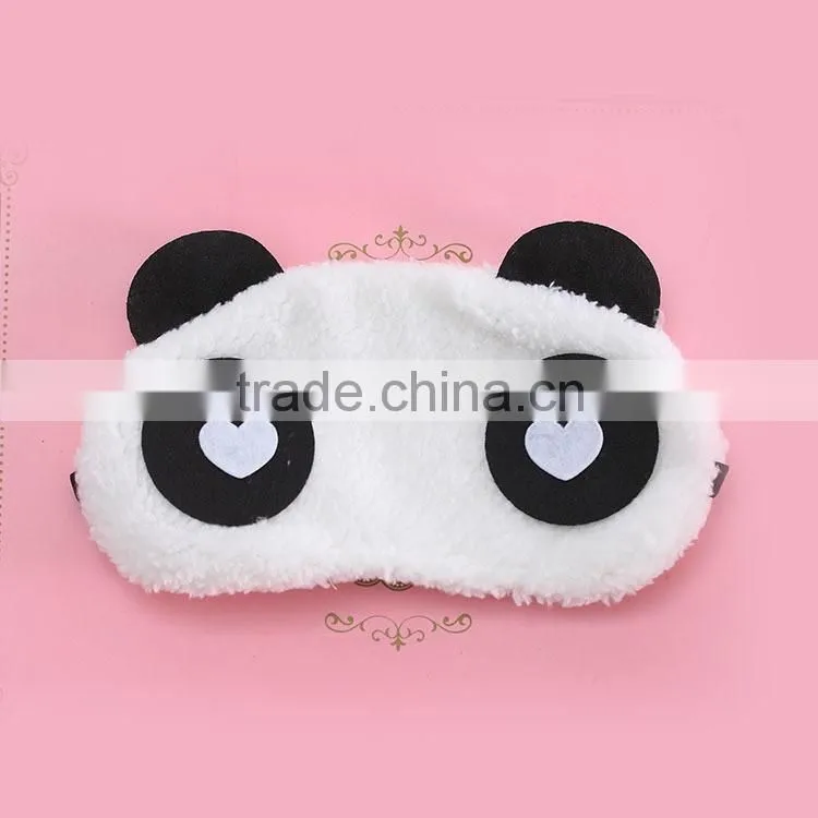 Panda Sleeping Eye Mask Nap Eye Shade Cartoon Blindfold Sleep Eyes Cover Sleeping Travel Rest Patch Blinder