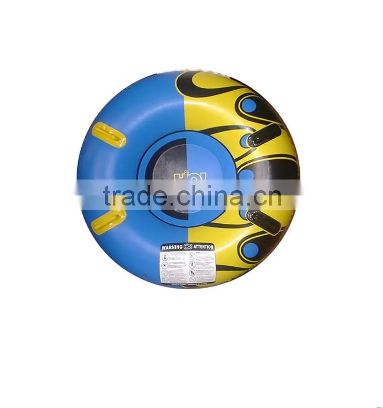 Custom PVC inflatable snow sled snow towable tube