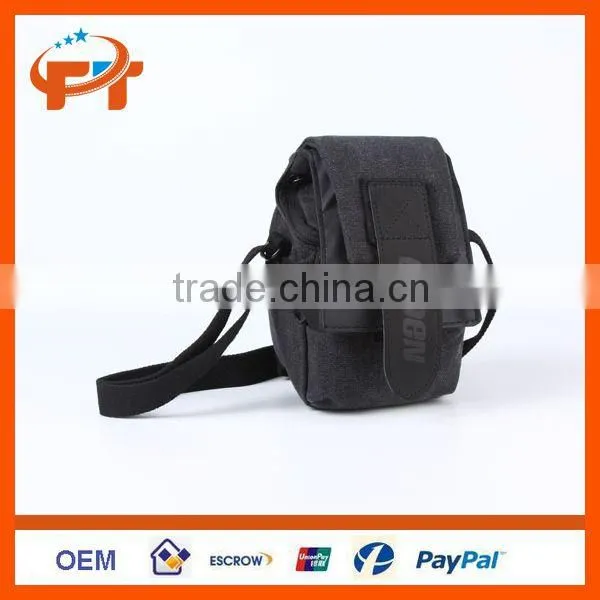 New Canvas Camera Waterproof Digital Bag for Canon Nikon SLR - Sooty Black