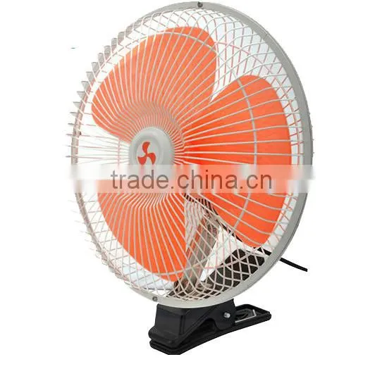DC 12v 24v with clip install oscillating driver fan for vehicles