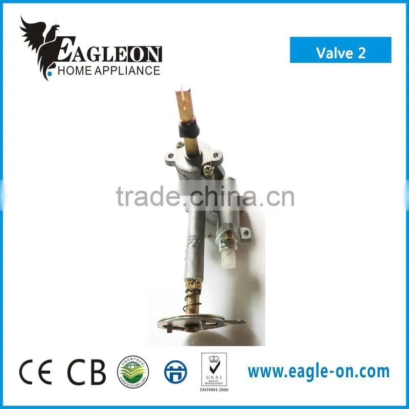 SKD/CKD Double pipe gas valve with safety flameout for table/build in cooker