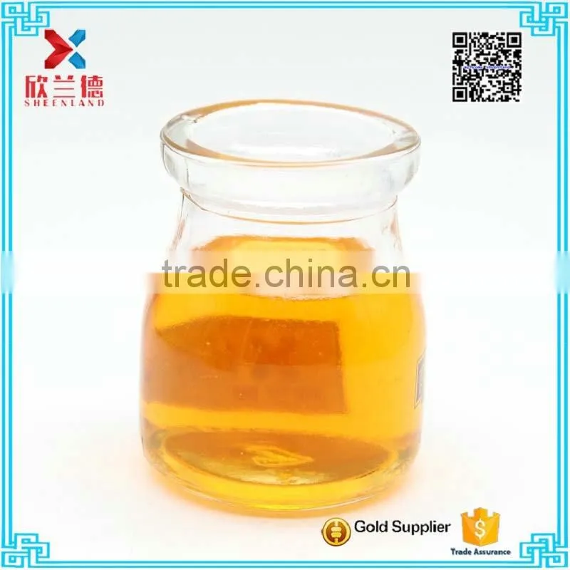 cheap wholesale 100ml glass pudding jar ice cream glass jar
