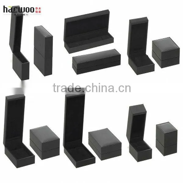 Recycled Cardboard Cufflink Case,Black Jewelry Case