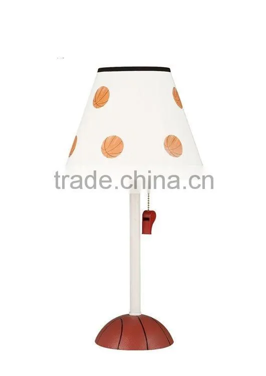 Sports ball base table lamp for children's room