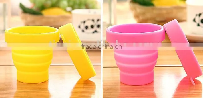 Soft Drinkware Foldable Cup,Collapsible Silicone Cups